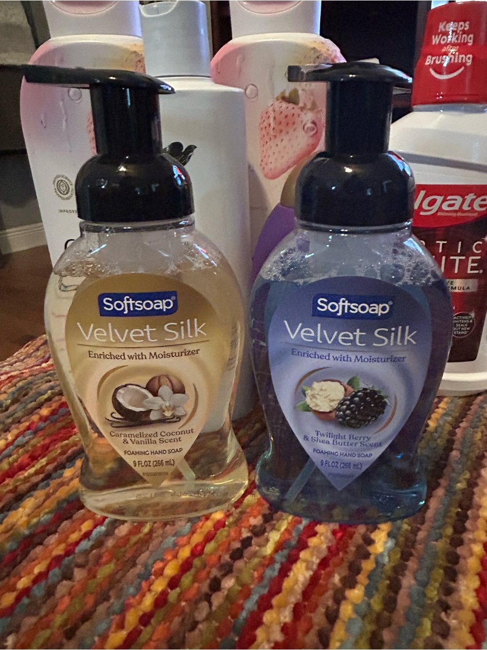 OLAY Fresh Radiance strawberry & mint Hand Soap Dove OGX Colgate Care Bundle 8 - Picture 4 of 5
